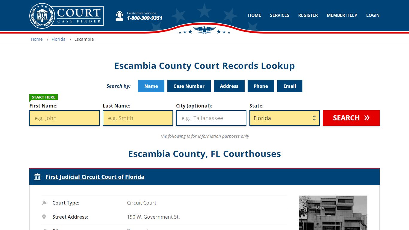 Escambia County Court Records | FL Case Lookup